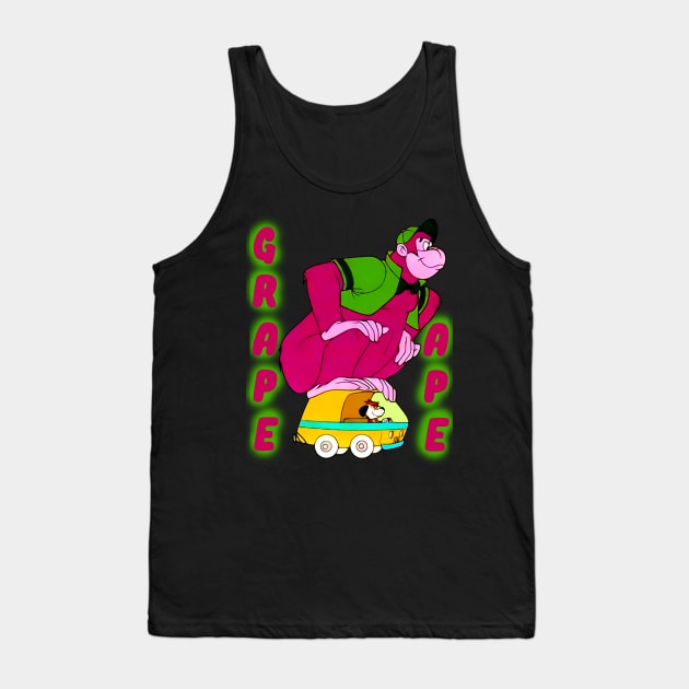 GRAPE APE CARTOON Tank Top by Niko Neon